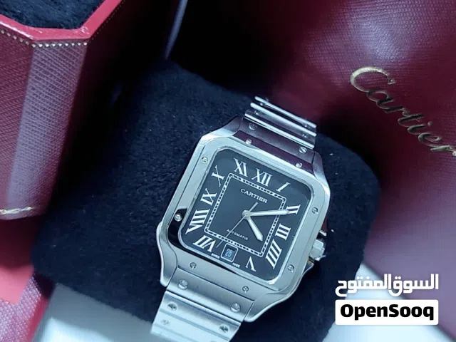 Santos de Cartier Automatic watch for men ساعة سانتوس دي كارتييه أوتوماتيكية للرجال