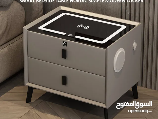 درجين (كوميدينا) إلكترونية عصرية  Smart Bedside Table Nordic Simple Modern Locker