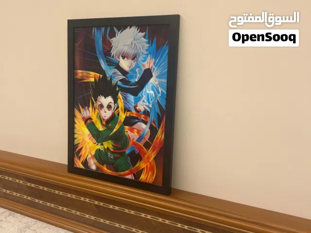 لوحة أنمي  – 2 في 1 (كانفاس على خشب) قابل للتفاوض البسيط