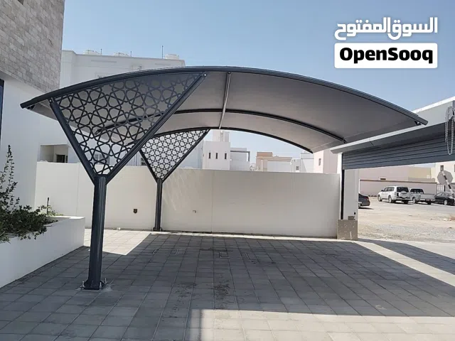 العرض الاقوى في سلطنة عمان سارع للحجز  لمدة اسبوع مضلة قوسية لسيارتين خرسانية مع ديزاين  ب335 ريال