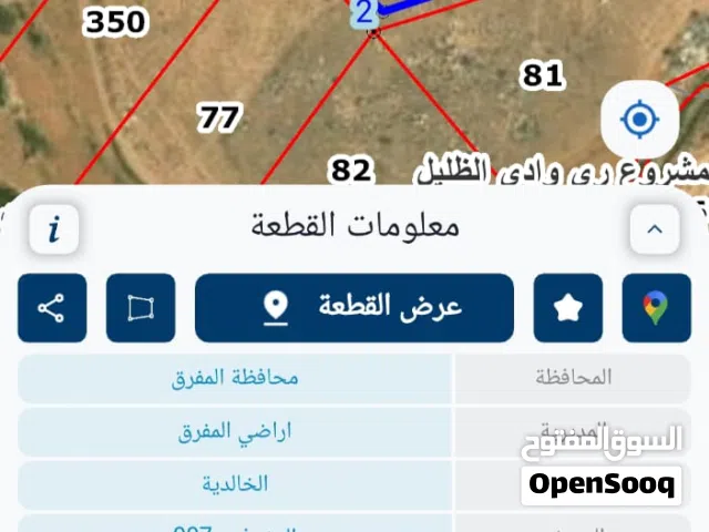 ارض مساحتها 6 دونم للبيع