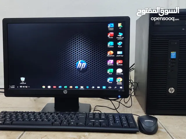 كمبيوتر مكتبي HP i3 نظيف جدا
