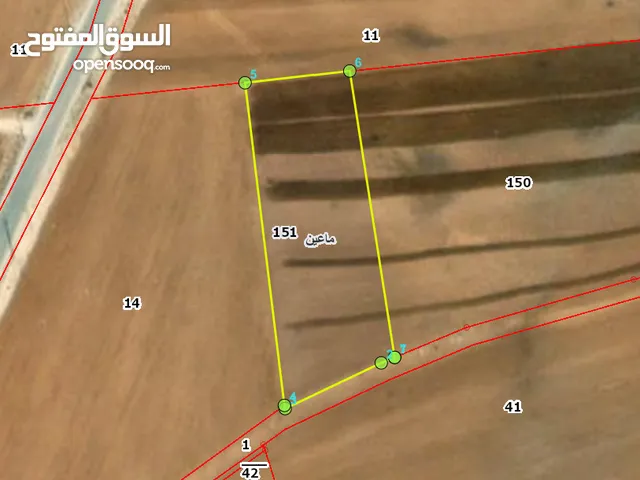 مادبا ماعين ثاني قطعة عن طريق البانوراما ( البحر الميت ) 3550متر