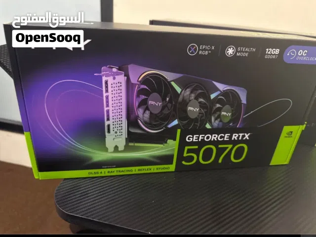 Rtx 5070 brand new كرت شاشة 5070 جديد ما انفتح من البوكس