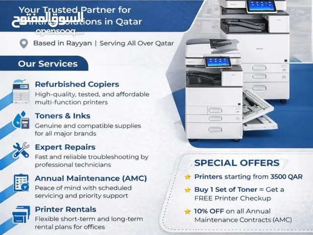 Copiers, Printers, Photocopiers Sales and Service