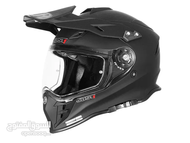 خودة الدراجات النارية JUST1 J34 Pro Full Face Helmet Solid Matte Black