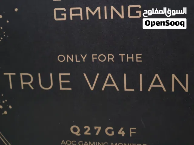AOC GAMING ONLY FOR THE TRUE VALIAN