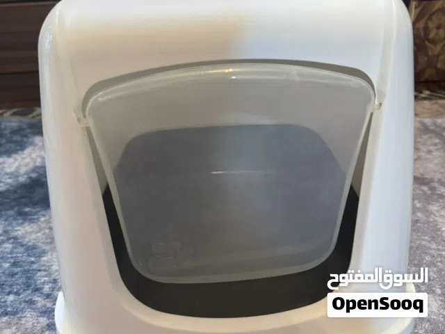 Cat litter Pan White & Grey