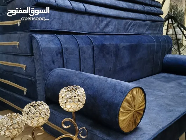 فراش عربي جديد تفصيل 6 فرشات و6 مراكي و6 مساند اسفنج سكني ضغط 14