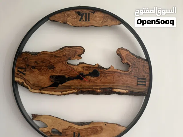 Handmade wooden clock