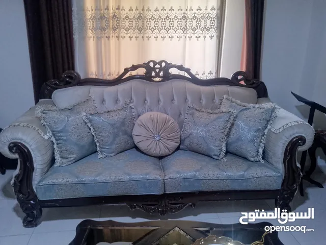 طقم كنب خشب زان تفصيل ثقل للبيع