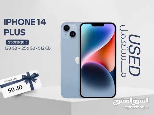IPHONE 14 PLUS ( 128GB ) USED /// ايفون 14 بلس ذاكره 128 مستعمل وكاله
