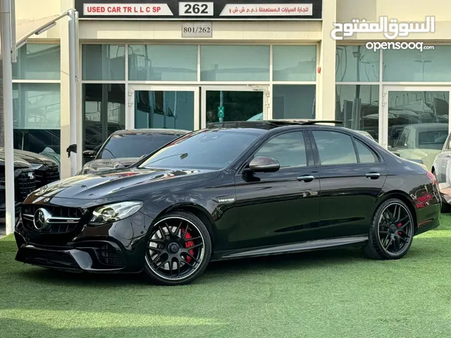 MERCEDES BENZ E63 GCC 2018 FULL OPTION  6 OPTION  PERFECT CONDITION