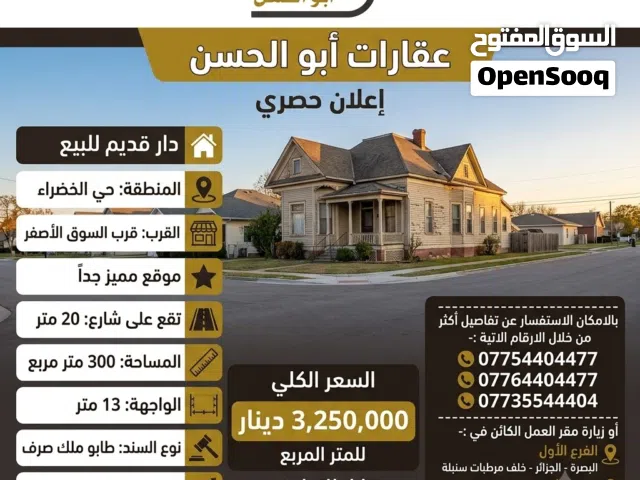 Mixed Use Land for Rent in Basra Khadra'a