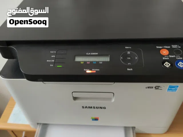 طابعه سامسونج.  وطابعه باناسونيك