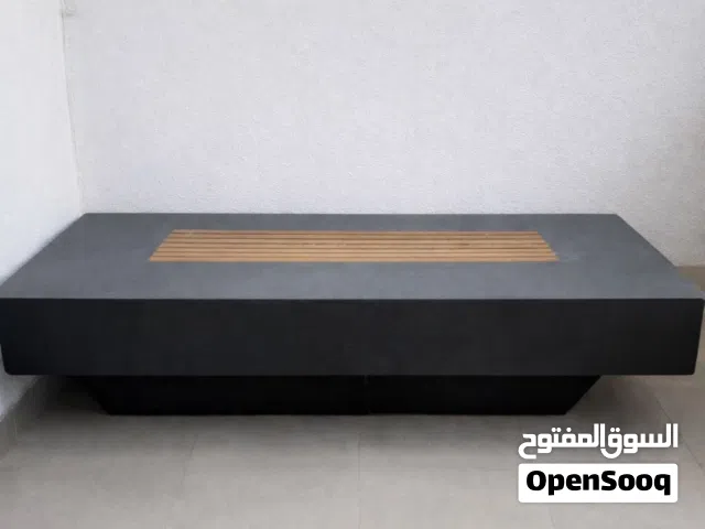 Modern outdoor wooden table