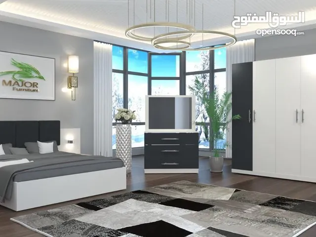 حوّل غرفة نومك إلى عالم من الراحة والفخامة! دلّل نفسك بغرفة نوم متكاملة تجمع بين الأناقة، الجودة...