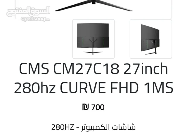 للبيع شاشة كمبيرتر 27 انش تصميم والعاب