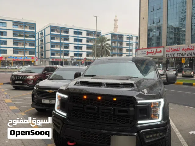 Ford f150 2018 V8 5.0 عليه كت وترفيعه واكزوز معدل وتواير حجرية ورنقات ميثود اصلية