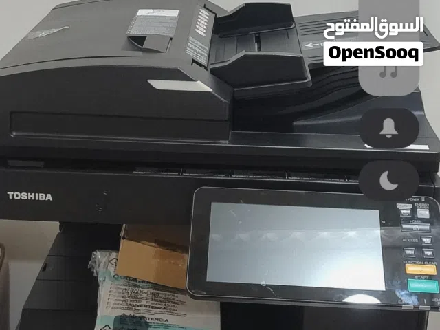 طابعة توشيبا شبه جديدة بستكرات الوكالة