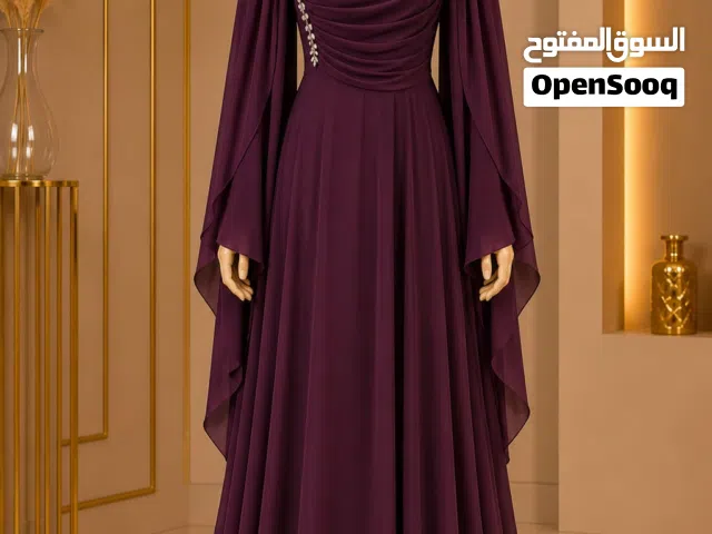 فستان سهره شيفون مبطن سعر 27د