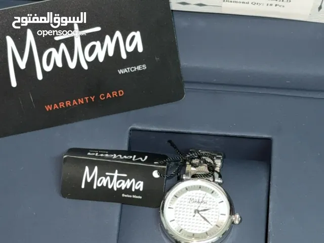 ساعة مونتانا نسائية الماس للبيع ( سعر الوكيل 550 )