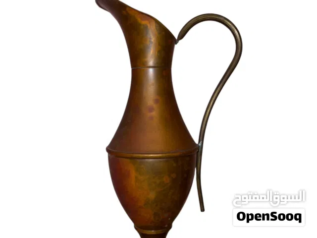 كأس نحاسي أصلي L Lecellier Villedieu قطعة تحف نادرة قديمة