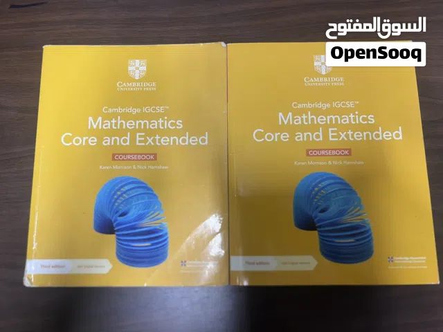 Cambridge IGCSE Mathematics Core and Extended Coursebook Third Edition (with digital access).