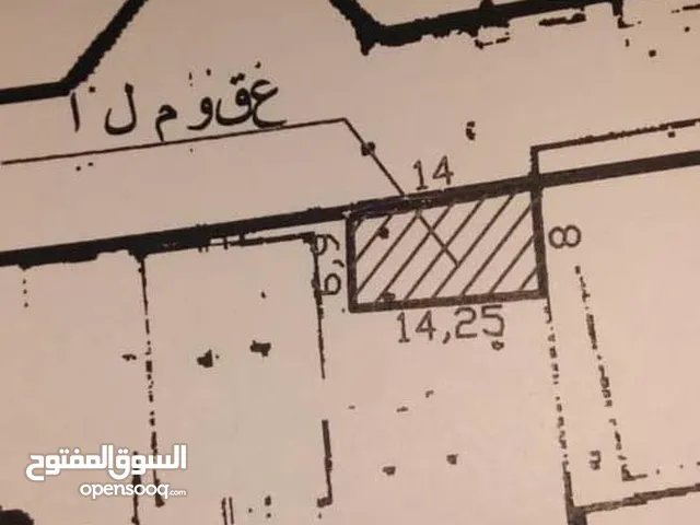 قطعة ارض في طريق الشوك مساحة 223 متر للبيع