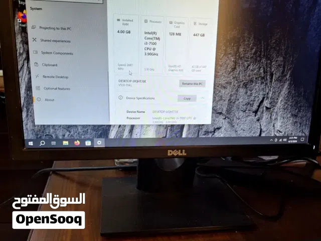 Lenovo V520 Full PC Bundle - 450GB SSD Smooth performance , Monitor, Keyboard & Mouse