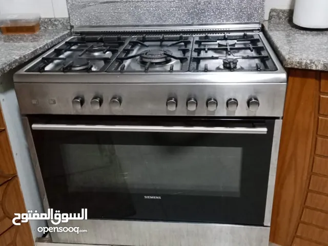 فرن غاز طبخ طهي سيمنز وارد دبي للبيعSiemens Free Standing Gas Cooker 90CM 5 BurnersStainless Steel