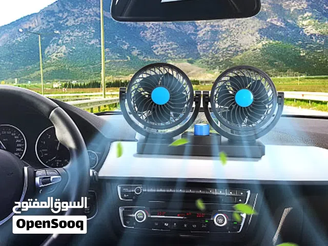 مروحة سيارة USB مزدوجة بسرعتين (توصيل مجاني)