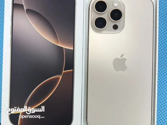 Apple i phone 16 pro max 256gb used desert titanium