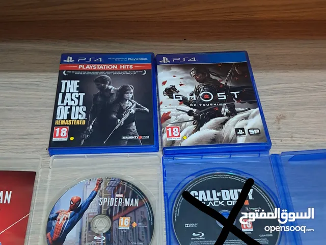 العاب PS4 بحالة ممتازة الأسعار مناسبه او البدل مع GTA 5