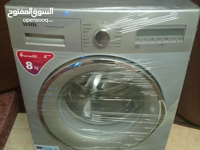 غسالة فيستل سلفر 8كيلو1000دورة انفينتر بحالة جيدة جدا للبيع استخدام بسيط سبب البيع السفر