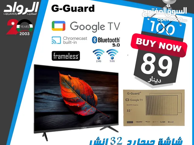 شاشة جيجارد g-guard Google TV 32"  chrome cast built-in