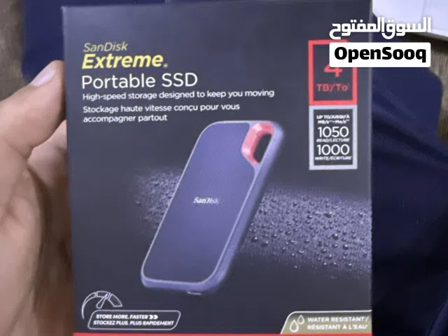 هارد سانديسك 4 تيرا مواصفات عالية جدًا مستخدم 5 دقائق فقط