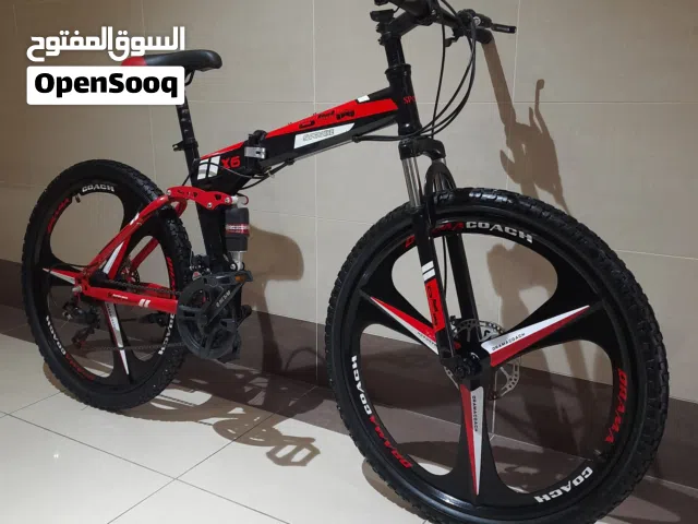 BMW Superbike X6 26 Foldable Mountain Bike  21 Gear Speed  Full Suspension  Dual Disc Brakes