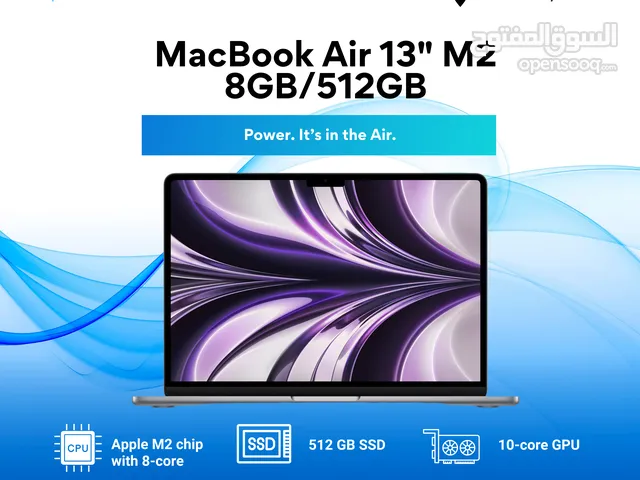 MacBook Air 13" M2 512GB / ماك بوك اير M2 512GB