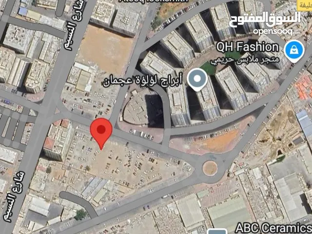 z9 للبيع ارض سكني تجاري  عجمان  الراشدية1-ارضي +12 مقابل أبراج لؤلؤه عجمان مباشره مساحه بالقدم 12230
