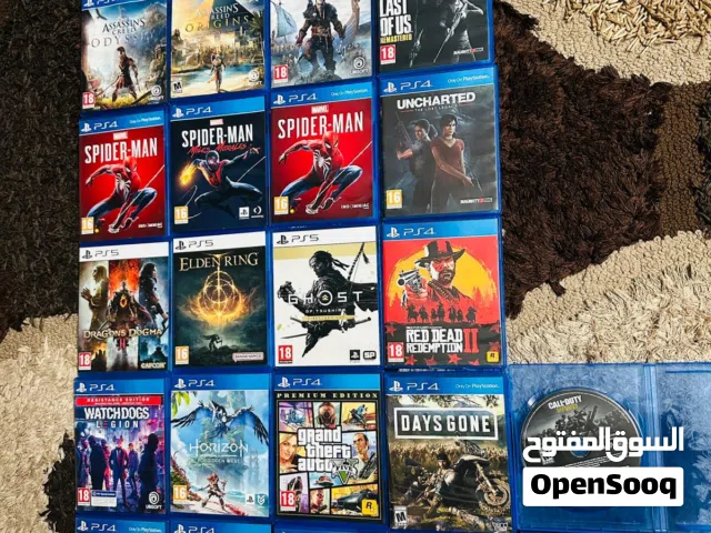 سيديات العاب بلاستيشن 4/5 مستخدم