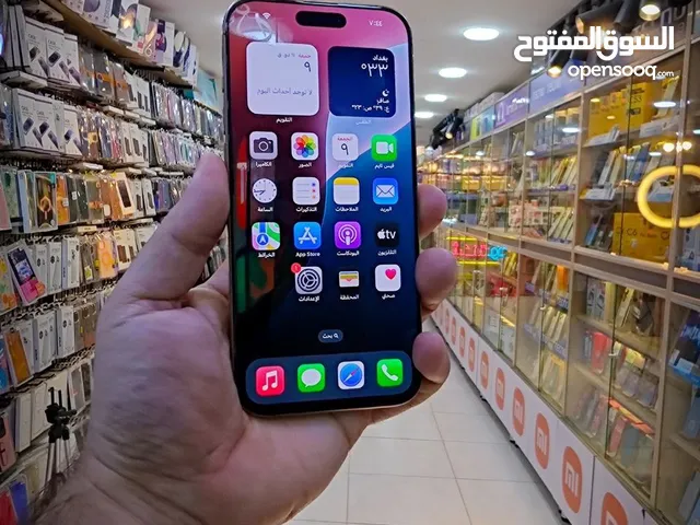 ايفون 16 برو ماكس بحاله ممتازه نضافه 100%