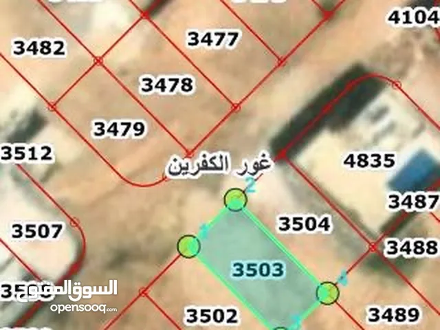 أرض شاليهات للبيع في البحر الميت - منطقة الروضة