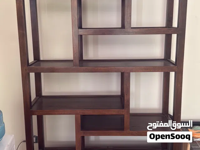 بوفيه مع طاولة جانبية خشب