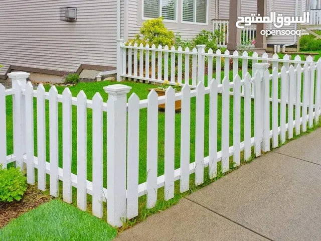 حربات خشب سويدي للديكور ورفع السور وعمل سياج خشب وعمل حواجز للاشجار والحدائق للبيع بأسعار مغرية