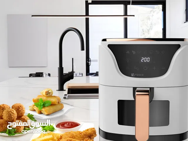 قلاية هوائية جديده بكرتونها ماركة Vosco سعة 5 لتر