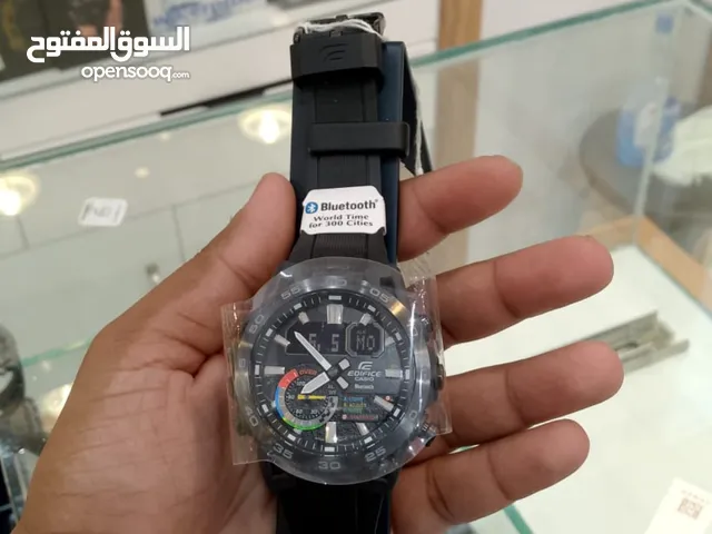 Casio Edifice Men's Watch - ECB-40BK-1ADF Black Dial