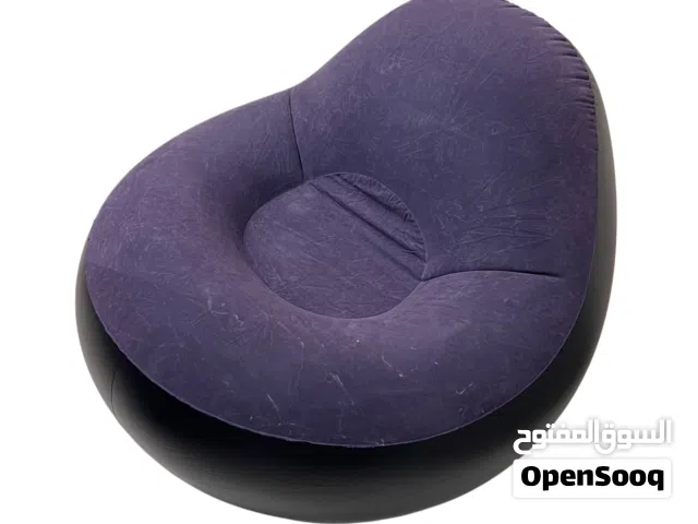 عمي كرسي نفخ مع حامل قدم عيشو الاجواء الشتويه وياي