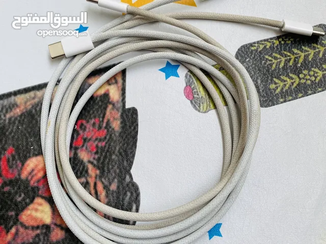 شواحن ايفون 15 برو + 16 برو ماكس + سماعة سلك