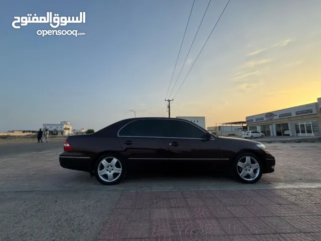 لكزس LS 2004  ثلاث ارباع  عنابي للبيع او البدل